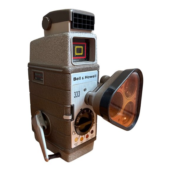 Vintage Film Movie Camera Camcorder Bell Howell Electric Eye 3 Lens 8mm w/Manual - Picture 6 of 10